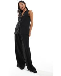 Vero Moda - – hose aus jersey-crepe - Lyst