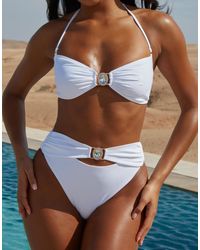 Moda Minx - X Savannah-shae Richards Amour High Waist Bikini Bottom - Lyst