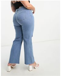 Yours - Ripped Wide Leg Jean - Lyst