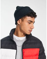 Only & Sons Heavy Knit Beanie - Blue