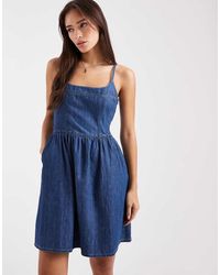 Levi's - Denim Mini Dress - Lyst