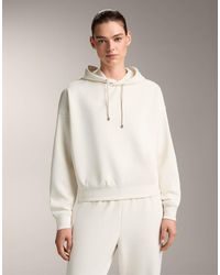 Oysho - Hooded Boxy Sweatshirt With Brushed Modal - Lyst