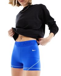Nike - Nike Pro Training Dri-fit Gains Girl Mid-rise 3 Inch Shorts - Lyst
