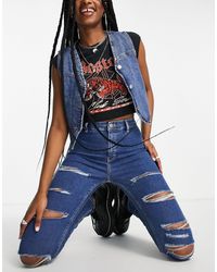 TOPSHOP Joni Jeans for Women - Up to 65% off | Lyst