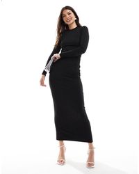 4th & Reckless - Jupe longue d'ensemble à strass thermocollés sur l'ensemble - Lyst