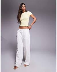 GOOD AMERICAN - Lite Linen Look Pants - Lyst
