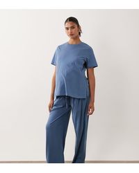 ASOS - Asos Design Maternity Mix & Match Cotton Pyjama Pants - Lyst
