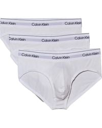 Calvin Klein - Icon Cotton Stretch 3 Pack Hip Briefs - Lyst