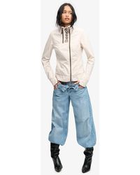 Bench x Superdry & Co - Double Zip Funnel Ripstop Jacket - Lyst