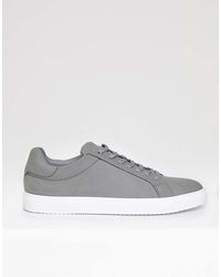 Threadbare - Faux Suede Court Trainers - Lyst