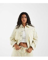 Pieces Plus - Pieces Curve Denim Jacket - Lyst