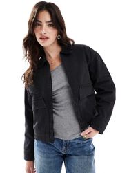 Timberland - Quilted Washed Canvas Jacket - Lyst