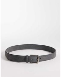 ASOS - Smart Suede Belt With Buckle - Lyst