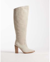 Bronx - New-americana Western Detail Over The Knee Boots - Lyst