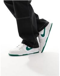 Nike - Dunk low retro - sneakers sporco e verdi - Lyst
