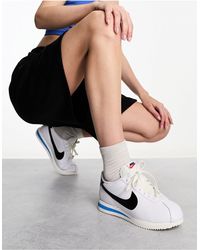 Classic - cortez - baskets avec logo virgule jaune Nike en coloris Blanc |  Lyst