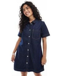 JJXX - Boxy Denim Mini Dress - Lyst