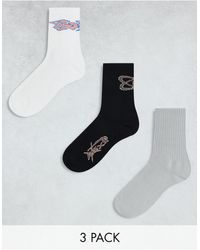 Weekday - Sports Socks 3-pack With Gaming Graphics - Lyst