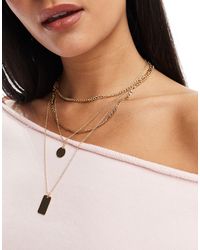 Pieces - – mehrreihige halskette - Lyst