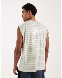 ASOS - Oversized Tank With Puff Print Graphic - Lyst