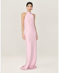 OMNES - Dresses Milos Halterneck Maxi Dress With Sash Detail - Lyst