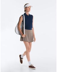 Oysho - Comfortlux High-rise Gingham Mini Skirt - Lyst