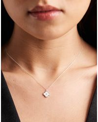 Accessorize - Clover Pendant Necklace - Lyst
