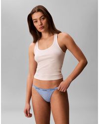 Calvin Klein - Icon Lace String Bikini Briefs - Lyst