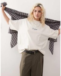 Prohibited - Recht T-Shirt Met Geschreven Logo - Lyst