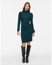 Vila - Knitted Dress - Lyst