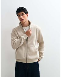 Jack & Jones - Zip Through High Neck Sweatshirt - Lyst