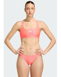 adidas Originals - 3-stripes V-back Bikini - Lyst