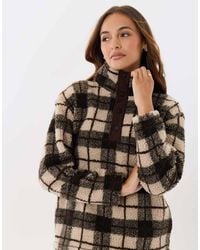 Threadbare - Borg Funnel Neck Fleece - Lyst
