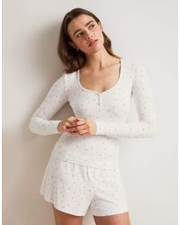 Tala - Soft Lounge Sweetheart Long Sleeve Pyjama Top - Lyst