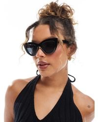 Pieces - Cat Eye Sunglasses - Lyst