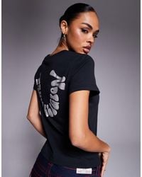 TRUE RELIGION - – knapp geschnittenes t-shirt - Lyst