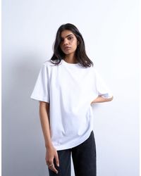 TOPSHOP - Premium Basic Short Sleeve Tee - Lyst