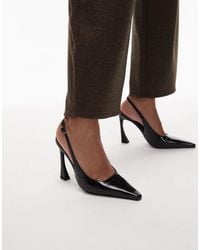 Tony Bianco - Sassy Curved Heel Slingback Shoes - Lyst