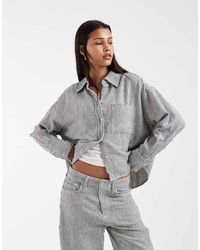 Gap - Co-Ord Striped Linen Mix Shirt - Lyst