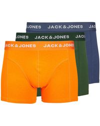 Jack & Jones - 3 Pack Trunks With Tonal Waistband - Lyst
