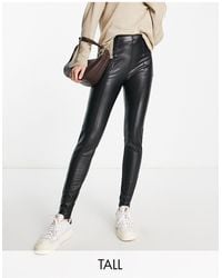 New Look - Faux Leather legging - Lyst
