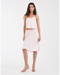 ASOS - Satin 90s Length Slip Skirt - Lyst