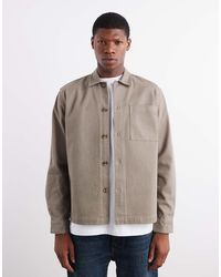 New Look - Twill Overshirt - Lyst