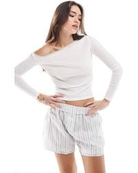 Cotton On - Cotton on – claire – langärmliges, schulterfreies oberteil - Lyst