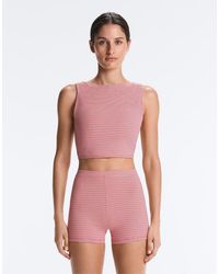 Oysho - Comfortlux Boat Neck Tank Top - Lyst