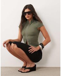 I.AM.GIA - Isela Multiway Hook And Eye Front Cap Sleeve Top - Lyst