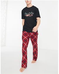 Chelsea Peers - Pyjama à imprimé noël - carreaux s - Lyst