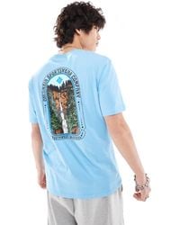 Columbia - Cavalry - t-shirt con stampa di trail sul retro - Lyst