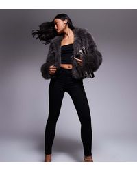 River Island - Skinny Jeans Met Halfhoge Taille - Lyst