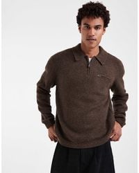 Levi's - Pull en maille demi-zip - Lyst